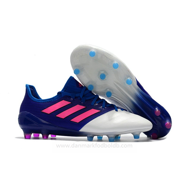 Adidas Ace 17.1 FG Fodboldstøvler Herre – Blå Lyserød Hvid